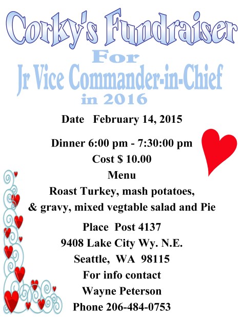 CORKY'S FUNDRAISER DINNER